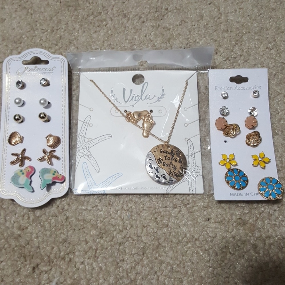 Beach jewelry set #1